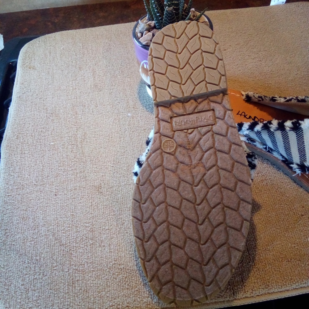 LAST PAIR❗FRAYED CANVAS SLIDES - Picture 6 of 7